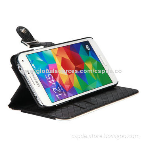 Premium PU Wallet Design Cellphone Case, Card Slots Function/Compatible to Samsung Galaxy S5